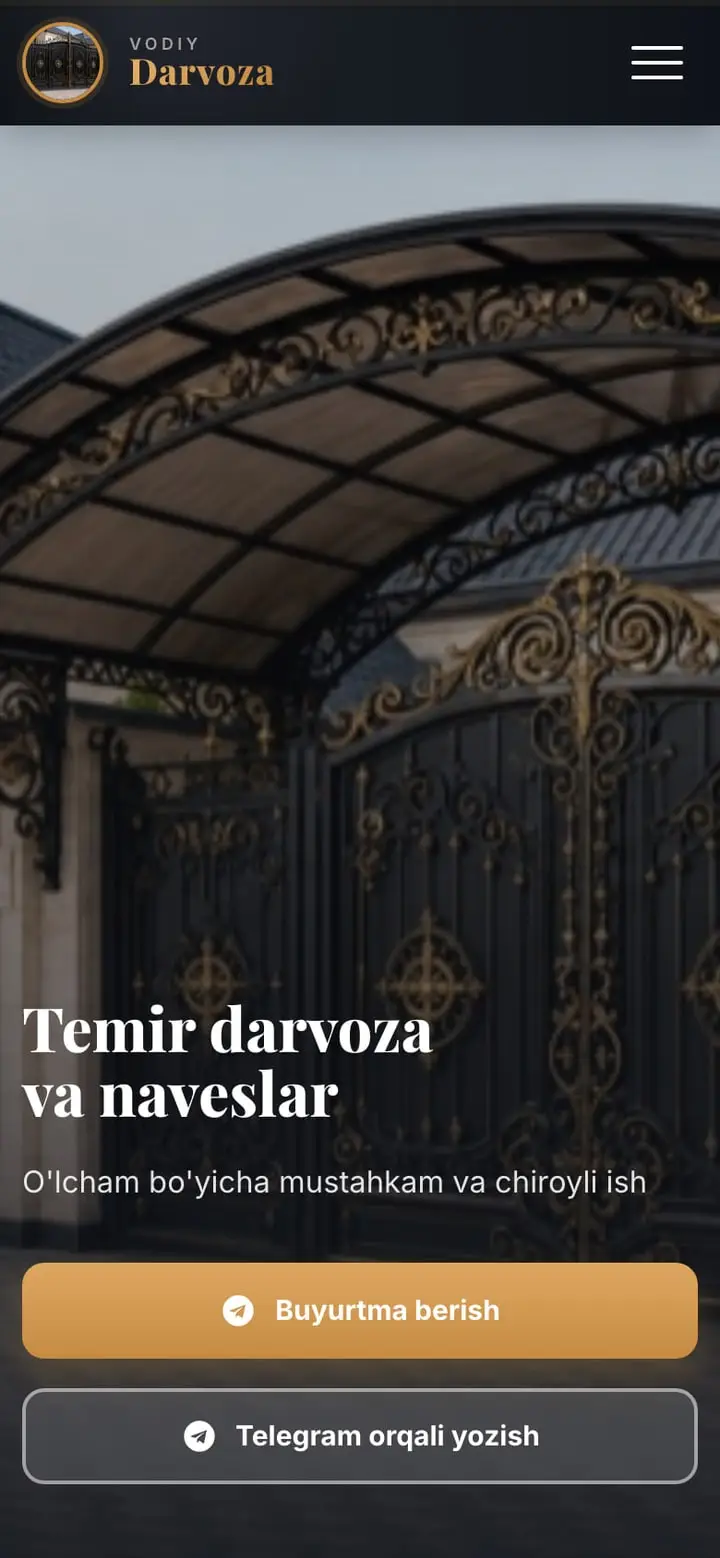 Vodiy Darvoza — Экран 1